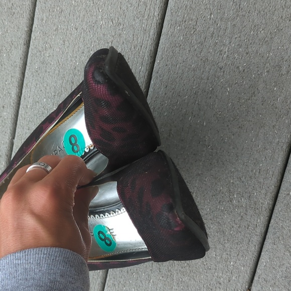 Rampage Animal Print Mesh Overlay 4in Heels - Picture 7 of 11